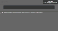 Desktop Screenshot of chrysaora.com