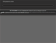 Tablet Screenshot of chrysaora.com